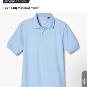 French Toast Light Blue Polo Shirt